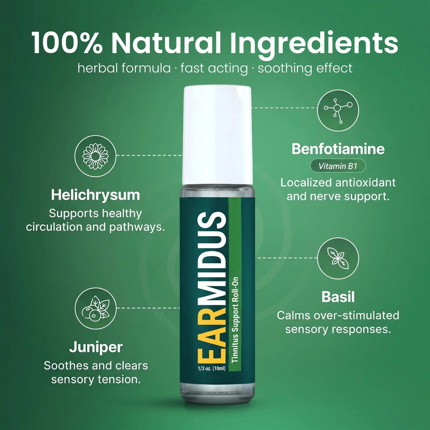 Tinnitus Nerve Therapy Natural Roll-On