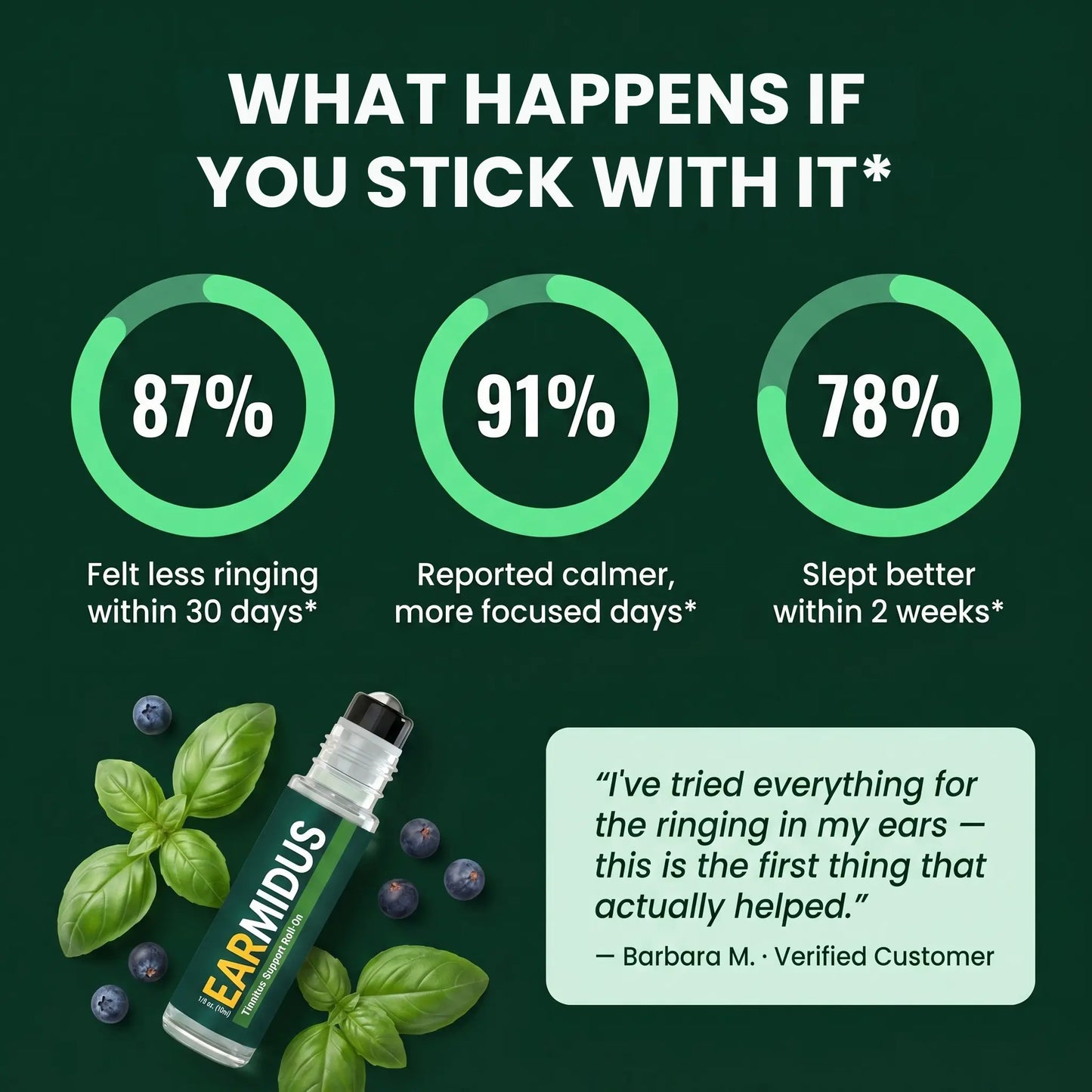 Tinnitus Nerve Therapy Natural Roll-On
